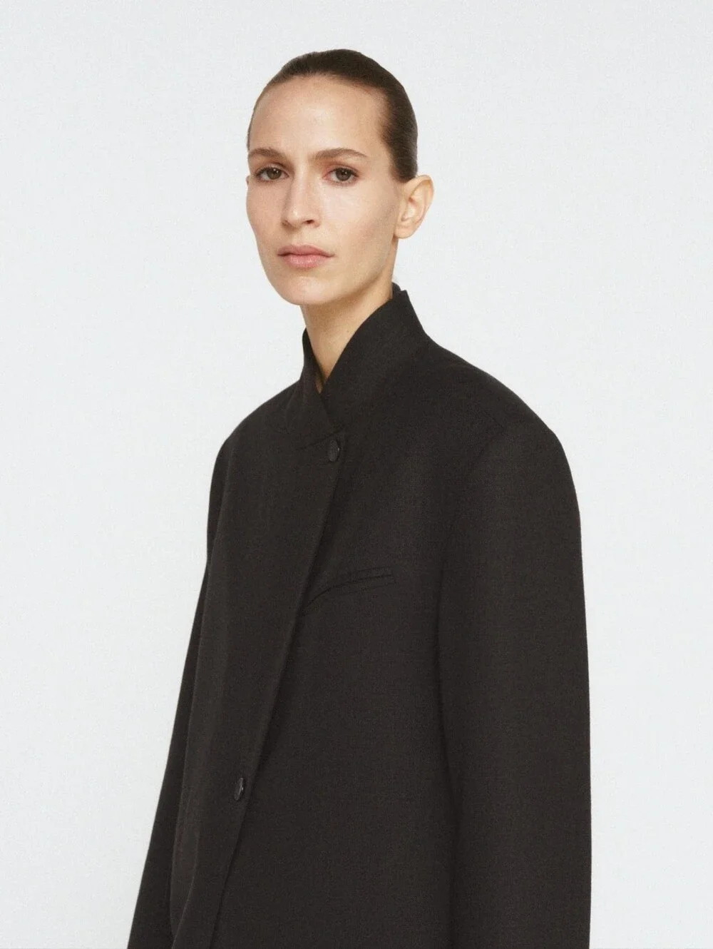 ZARA LIMITED EDITION WOOL BLEND FROCK COAT M